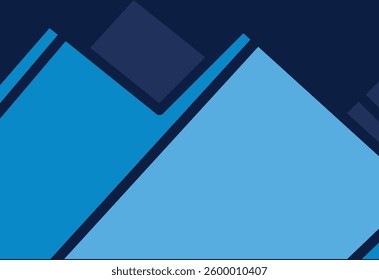 abstract background with geometric shapes, vector illustration in blue and black colors