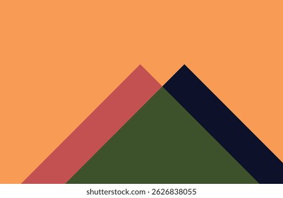 Fundo abstrato com formas geométricas. Ilustração vetorial em estilo plano. Elemento de design para cartaz, cartão, banner, folheto.