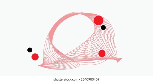 Abstract background with geometric shapes, vector illustration