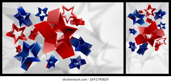 Abstract background, geometric shapes, vector illustration.