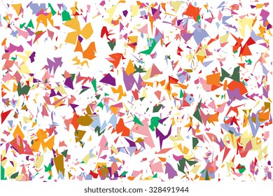 Abstract background of geometric shapes. Vector illustration