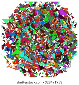 Abstract background of geometric shapes. Vector illustration