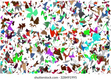 Abstract background of geometric shapes. Vector illustration