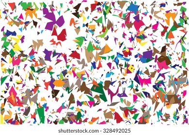 Abstract background of geometric shapes. Vector illustration