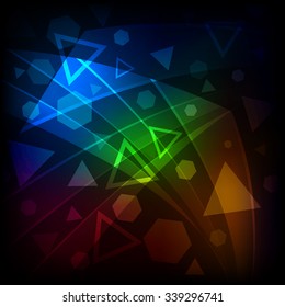 abstract background with geometric shapes. Vector design for business presentations, flyers, posters.