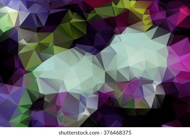 Abstract background of geometric shapes. Vector illustration