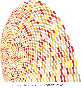 Abstract background of geometric shapes. Vector illustration