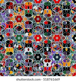 Abstract background of geometric shapes. Vector pattern