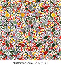 Abstract background of geometric shapes. Vector pattern