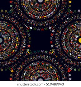Abstract background of geometric shapes. Vector illustration