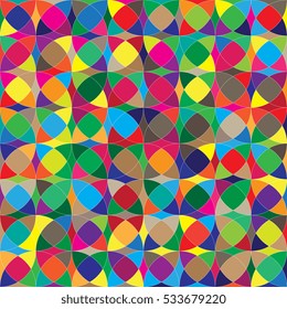 Abstract background of geometric shapes. Vector illustration