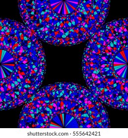Abstract background of geometric shapes. Vector illustration