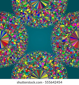 Abstract background of geometric shapes. Vector illustration