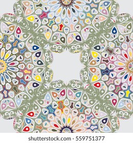 Abstract background of geometric shapes. Vector illustration