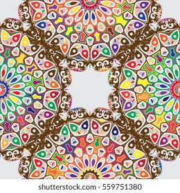 Abstract background of geometric shapes. Vector illustration