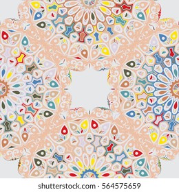 Abstract background of geometric shapes. Vector illustration