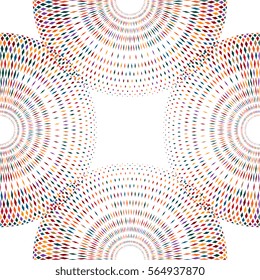 Abstract background of geometric shapes. Vector illustration