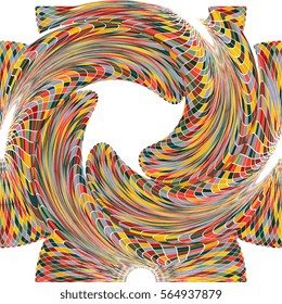 Abstract background of geometric shapes. Vector illustration