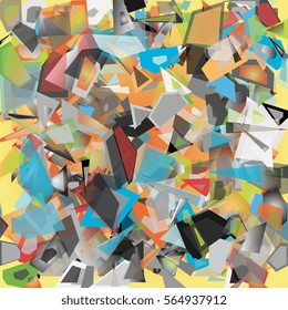 Abstract background of geometric shapes. Vector illustration