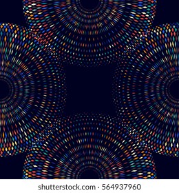 Abstract background of geometric shapes. Vector illustration