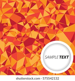 Abstract background of geometric shapes. Vector illustration