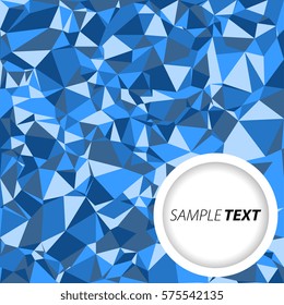 Abstract background of geometric shapes. Vector illustration