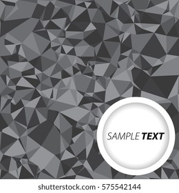 Abstract background of geometric shapes. Vector illustration