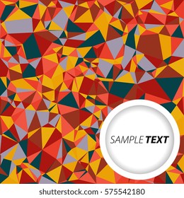 Abstract background of geometric shapes. Vector illustration