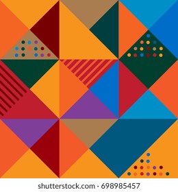 Abstract background of geometric shapes. Vector illustration