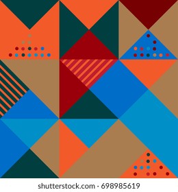 Abstract background of geometric shapes. Vector illustration