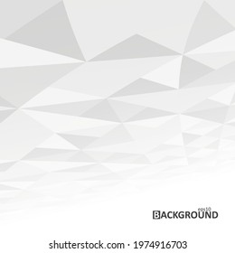 Abstract background with geometric shapes. White and gray texture. Vector illustration