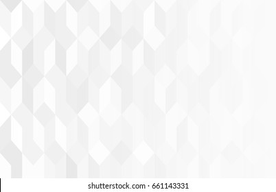 Abstract background of geometric shapes. White gradient mosaic backdrop. Geometric hipster background, vector