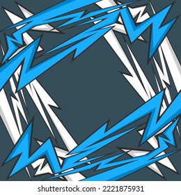 Abstract background with geometric sharp arrow pattern