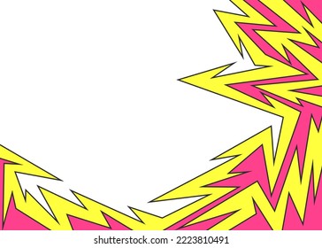 Abstract background with geometric sharp arrow line and with some copy space area