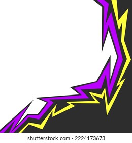 Abstract background with geometric sharp arrow pattern and with some copy space area