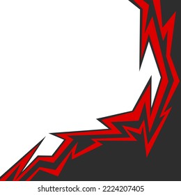 Abstract background with geometric sharp arrow pattern and with some copy space area