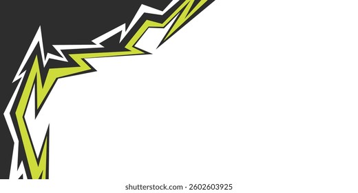 Abstract background with geometric sharp arrow pattern and with some copy space area