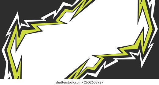 Abstract background with geometric sharp arrow pattern and with some copy space area