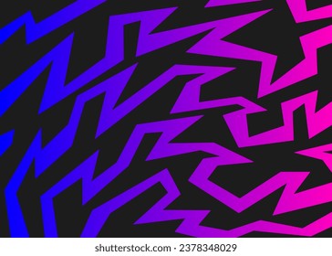Abstract background with geometric sharp and spike line pattern