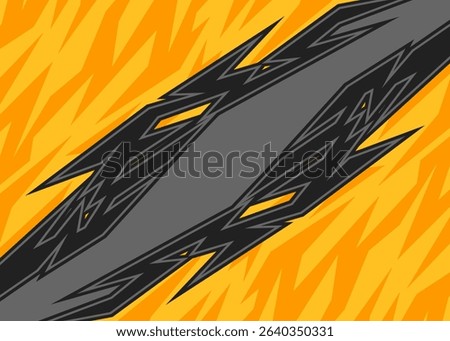 Abstract background with geometric spike arrow line pattern and with some copy space area