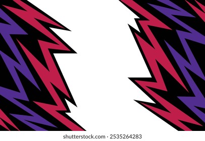 Fondo Abstractas con el patrón geométrico de la línea del pico y con un poco de área del espacio de la copia