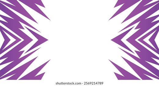 Abstract background with geometric spike line pattern and with some copy space area