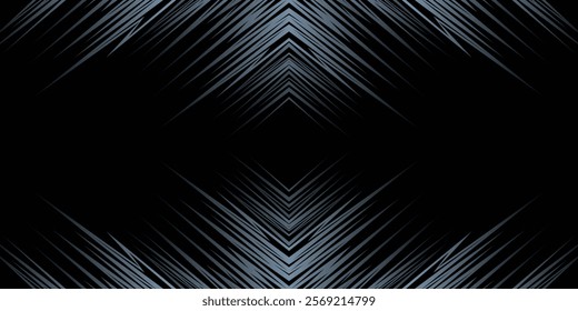 Abstract background with geometric spike line pattern and with some copy space area