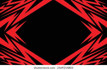 Abstract background with geometric spike line pattern and with some copy space area