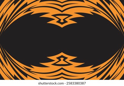 Abstract background with geometric spike line pattern and with some copy space area