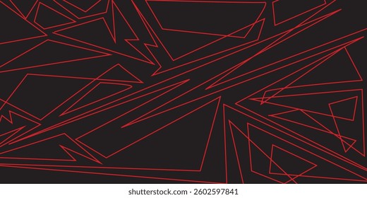 Abstract background with geometric spike line pattern