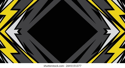 Abstract background with geometric spike line pattern and with some copy space area.