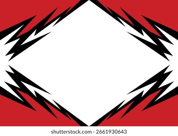 Abstract background with geometric spike line pattern and with some copy space area