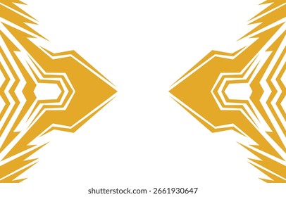 Abstract background with geometric spike line pattern and with some copy space area