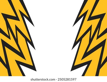 Abstract background with geometric spike pattern and with some copy space area